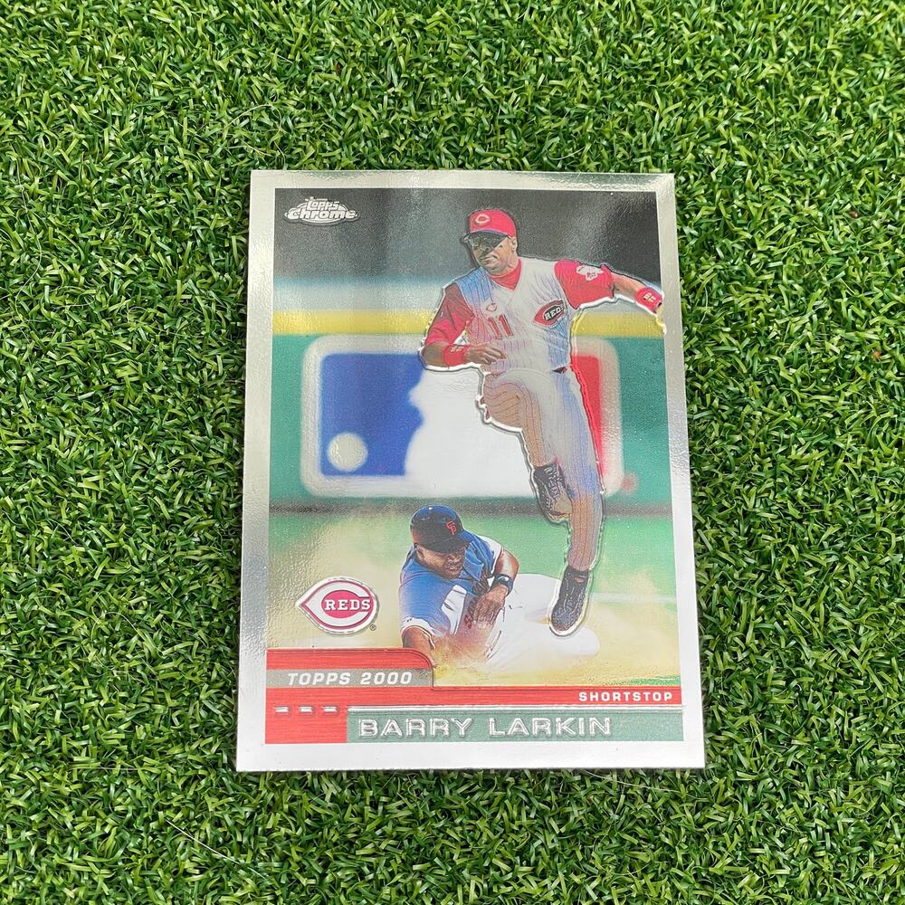 2000 Topps Chrome Barry Larkin #85 Cincinnati Reds